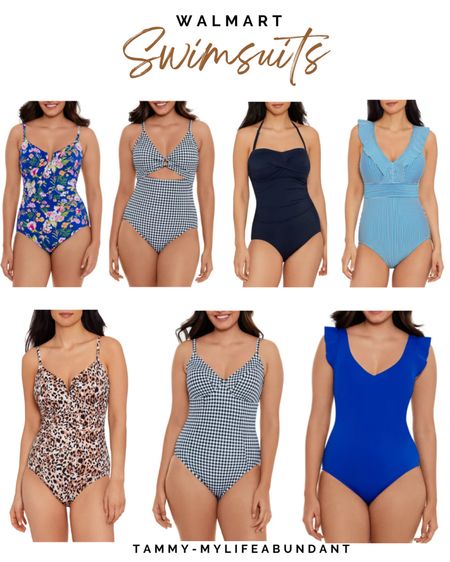 Walmart one piece swimsuits 
#walmartfinds

#LTKswim #LTKSeasonal #LTKstyletip