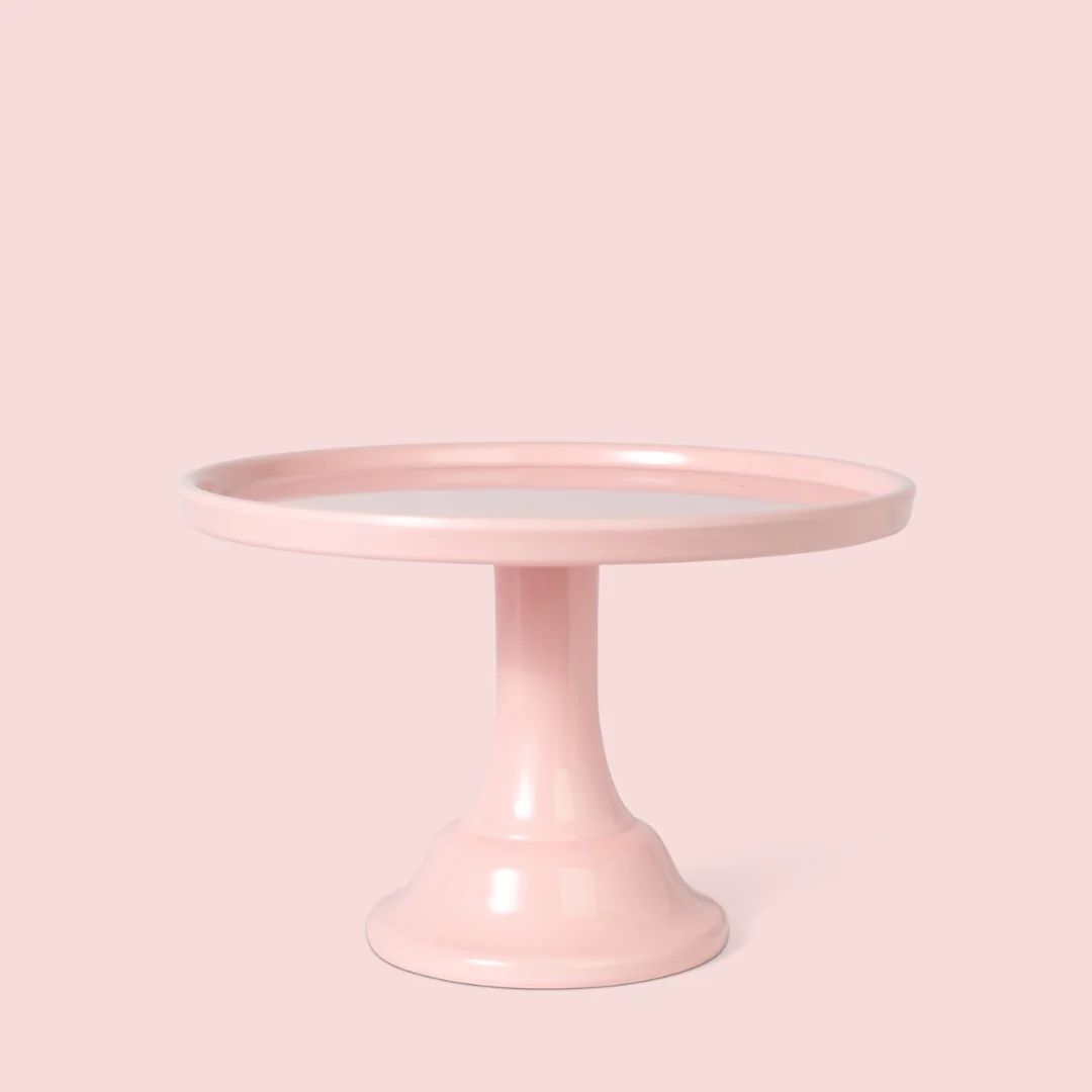 Small Melamine Cake Stand - Peony Pink | Ellie and Piper
