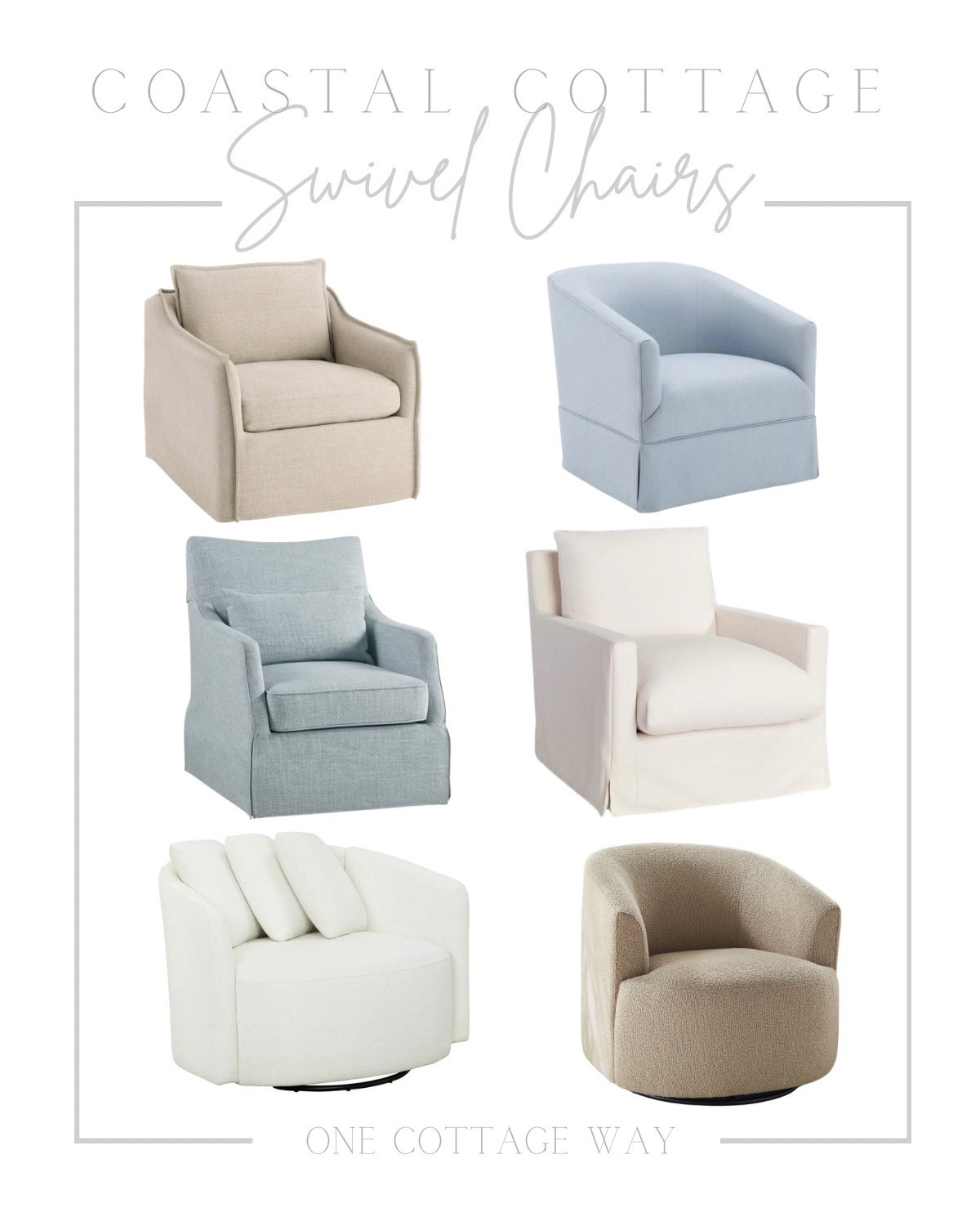 Affordable coastal cottage style swivel chairs I’m loving!🤍

Walmart, Amazon, World Market, Wayfair, affordable, neutral, blue and white, swivel chair, accent chairs, coastal cottage furniture


#LTKSaleAlert #LTKHome
