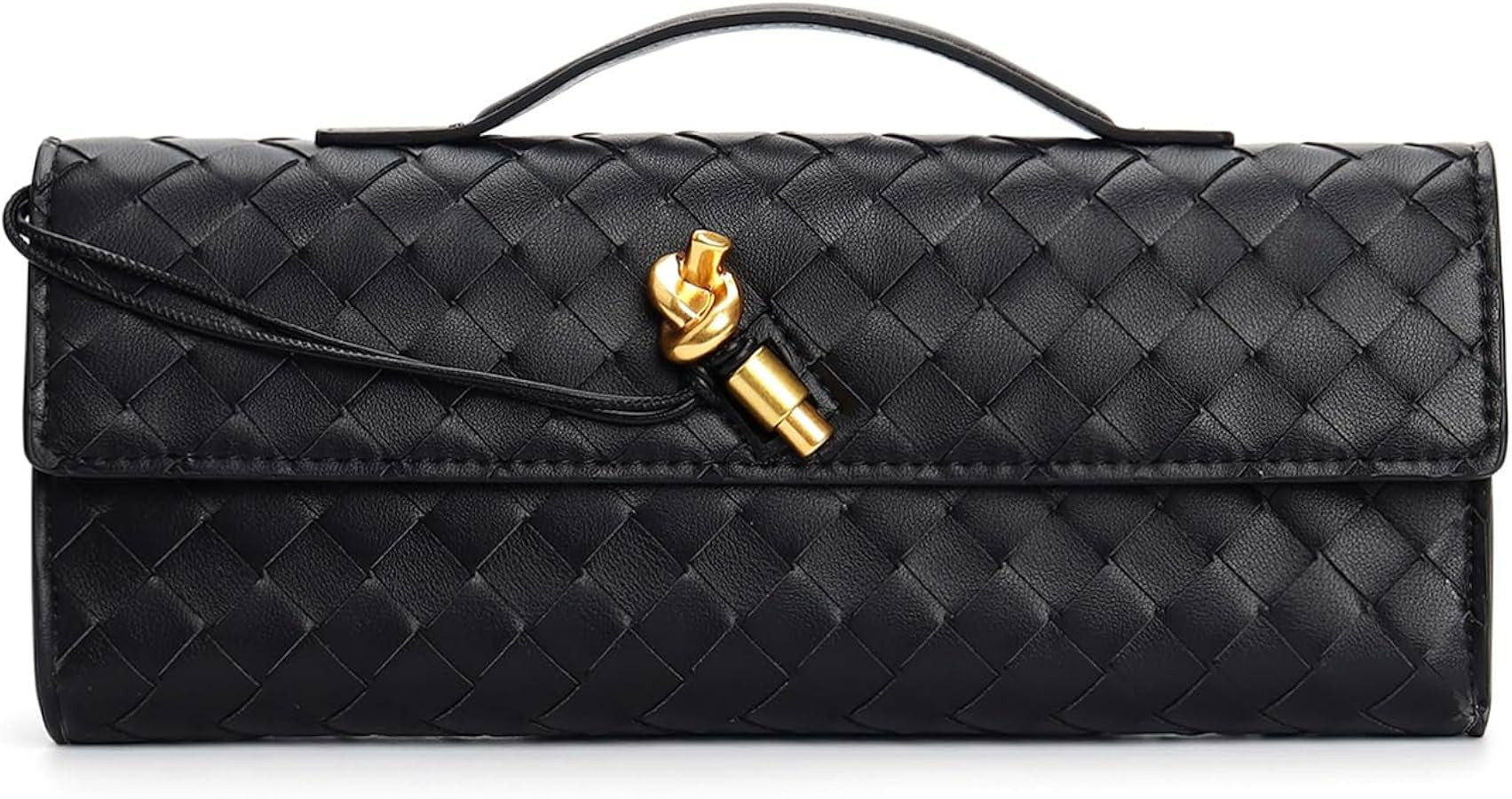 Evening Clutch Bag for Women with Detachable Chain Leather Handbags Shoulder Bag Crossbody Purse | Amazon (US)