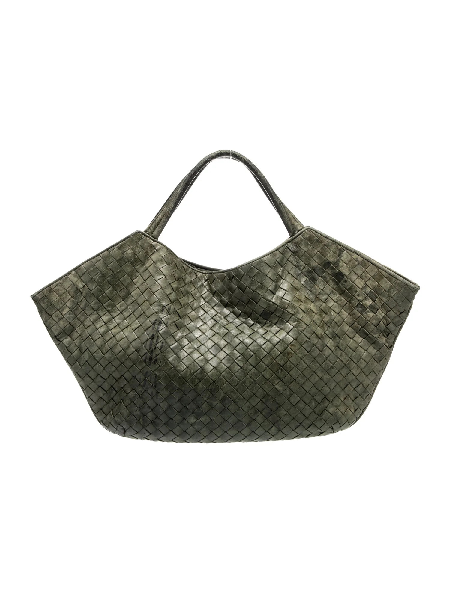 Intrecciato Top Handle Bag Vintage | The RealReal