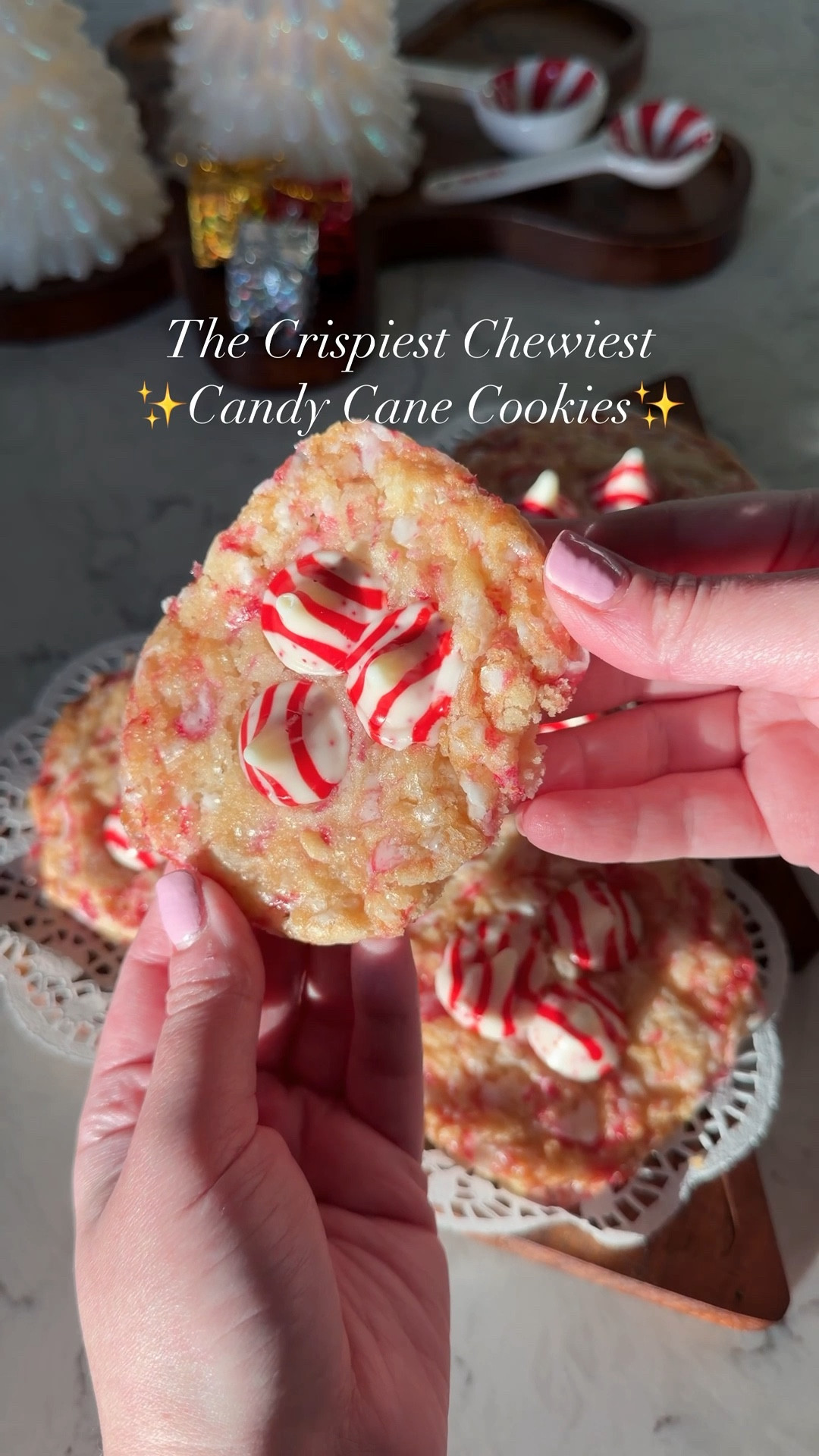 The crispiest chewiest candy cane cookies! I cannot stop eating these. Highly recommend making for your next Christmas party🎄

#LTKSeasonal #LTKHoliday #LTKfoodie