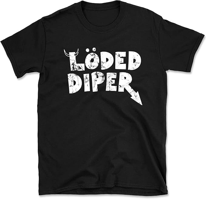 Loded Diper Shirt Unisex T-Shirt Diaper for Men Women (Official) | Amazon (US)