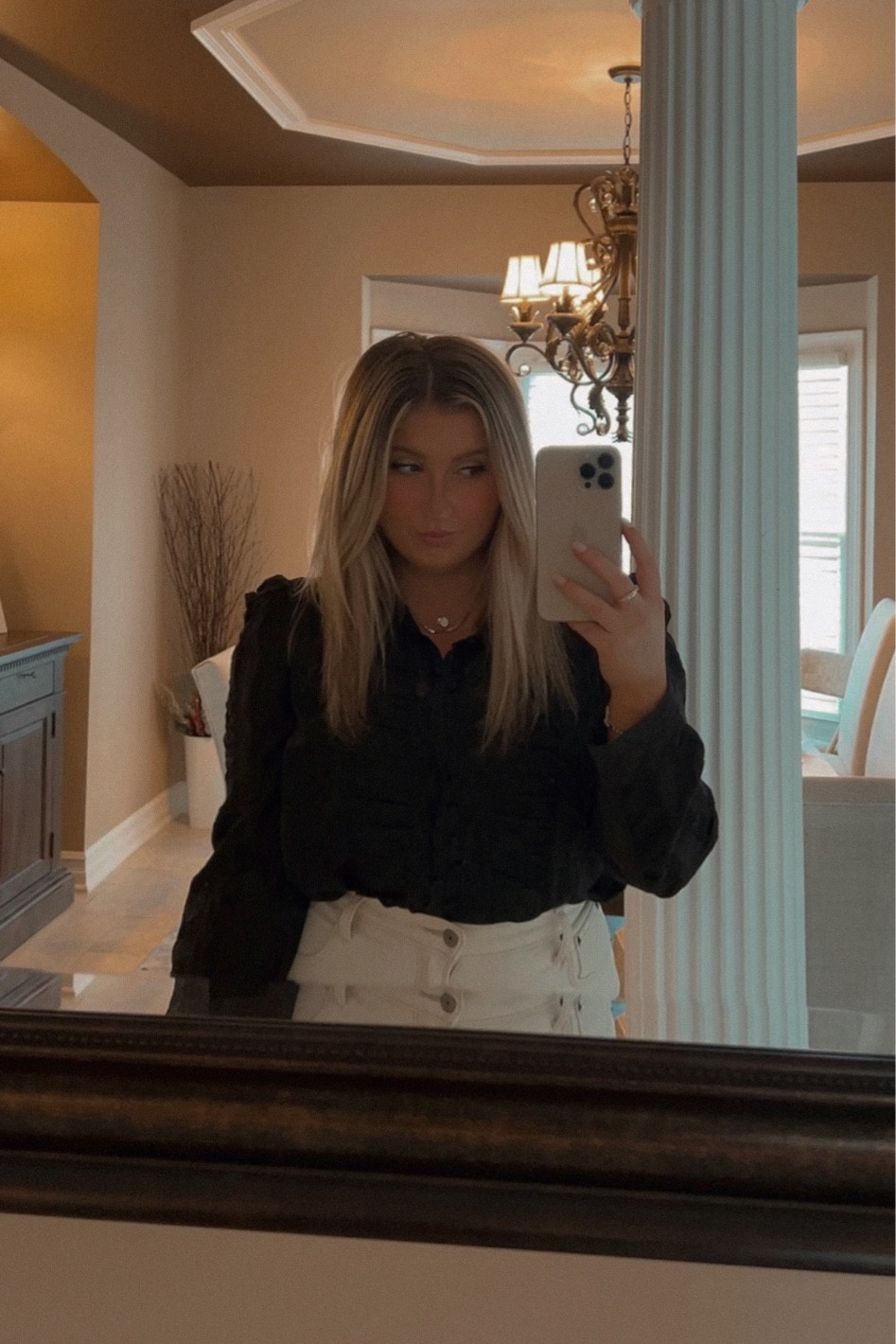 everyday outfit, spring outfit, spring fashion, white denim, loveshackfancy, transitional outfits

#LTKfindsunder100 #LTKSeasonal #LTKstyletip