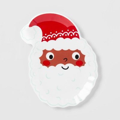 9" Melamine Santa Figural Plate - Wondershop™ | Target