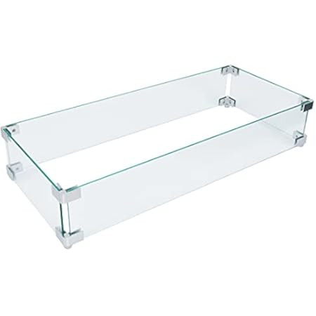 Celestial 23.5" x 11.5" x 6" Flame/Wind Guard, fits Celestial 18”x6” Fire Pit Burner Pans | Amazon (US)