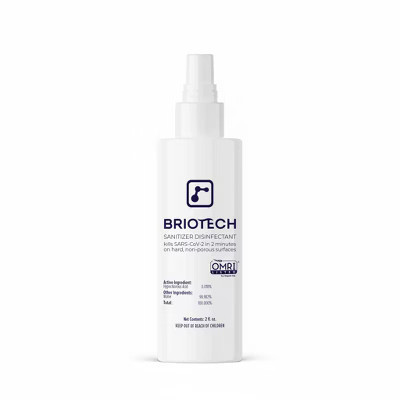 Briotech Sanitizer Disinfectant, Kill 99.99% of Viruses & Bacteria, Control Mold, 2 fl oz Travel Size | Target