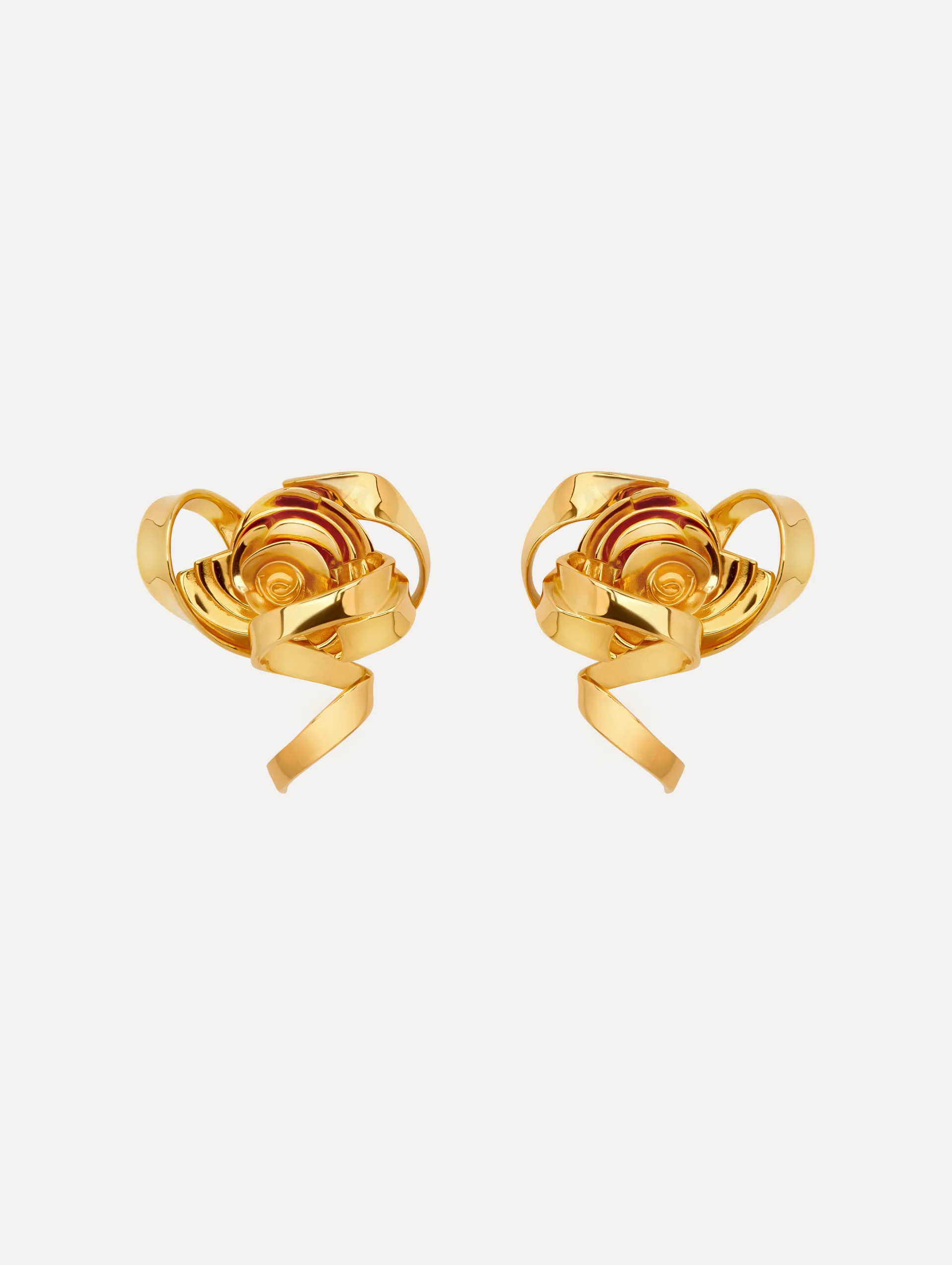 Geometric Rose Earrings | Oscar de la Renta