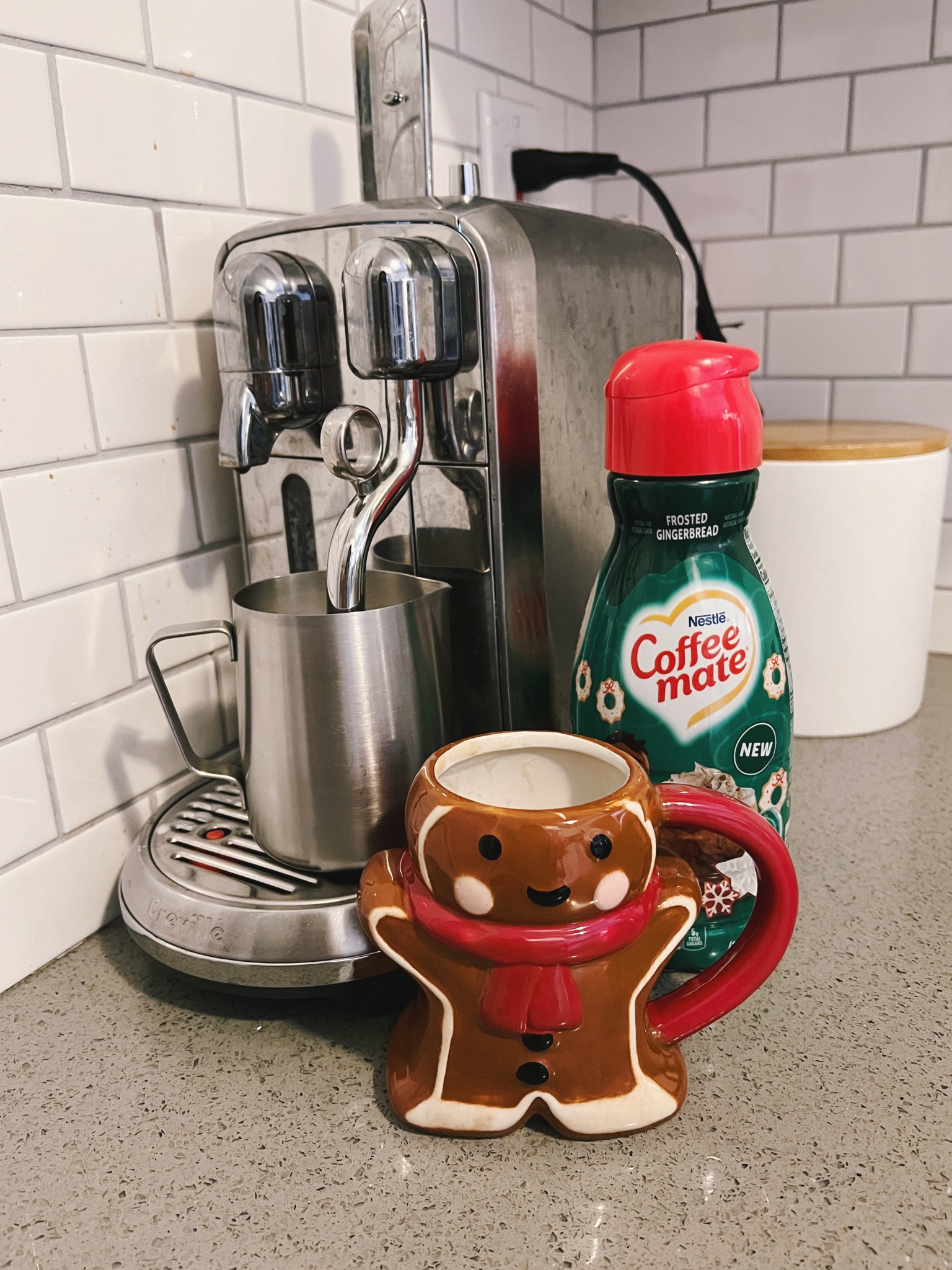 Nespresso machine
Espresso maker 
Gingerbread man mug 

#LTKHoliday #LTKGiftGuide #LTKhome