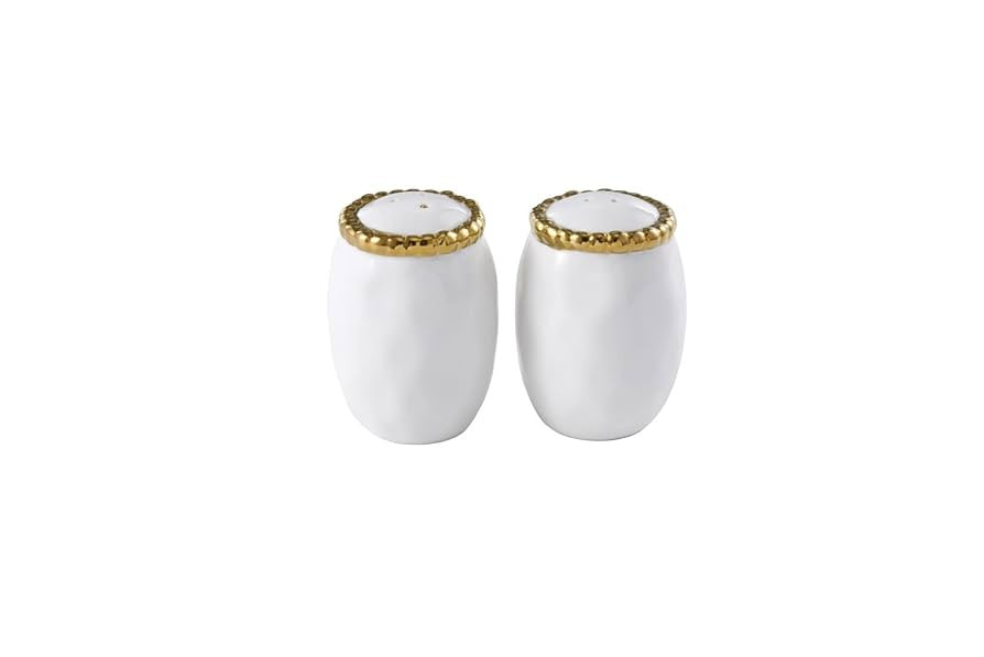 Pampa Bay Golden Salerno Salt & Pepper Shakers | Amazon (US)