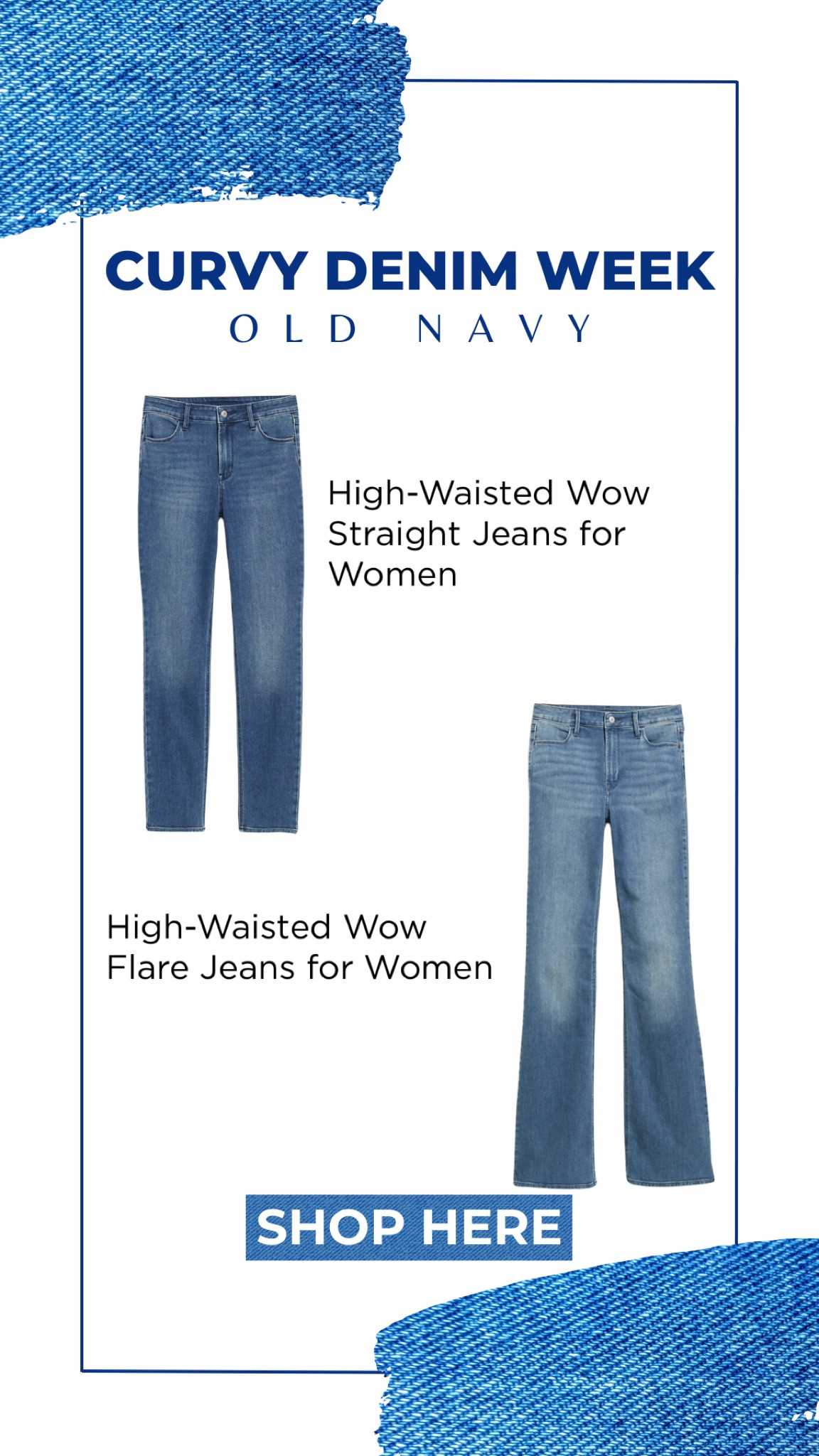 I absolutely LOVE these jeans from the Old Navy Wow line! I tried the High Waisted Wow Straight jeans and High Waisted Wow Flare jeans and they’re truly both a 10/10. They’re affordable, have great stretch but are still structured and there’s no gapping in the back which can happen if you’re curvy. I can’t recommend these enough! 

#LTKstyletip #LTKmidsize #LTKsalealert