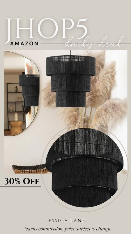 Amazon daily deal, save 30% on this gorgeous tiered woven light fixture. Woven light fixture, rattan lighting, chandelier, outdoor lighting, Amazon lighting, Amazon home, Amazon deal

#LTKsalealert #LTKstyletip #LTKhome