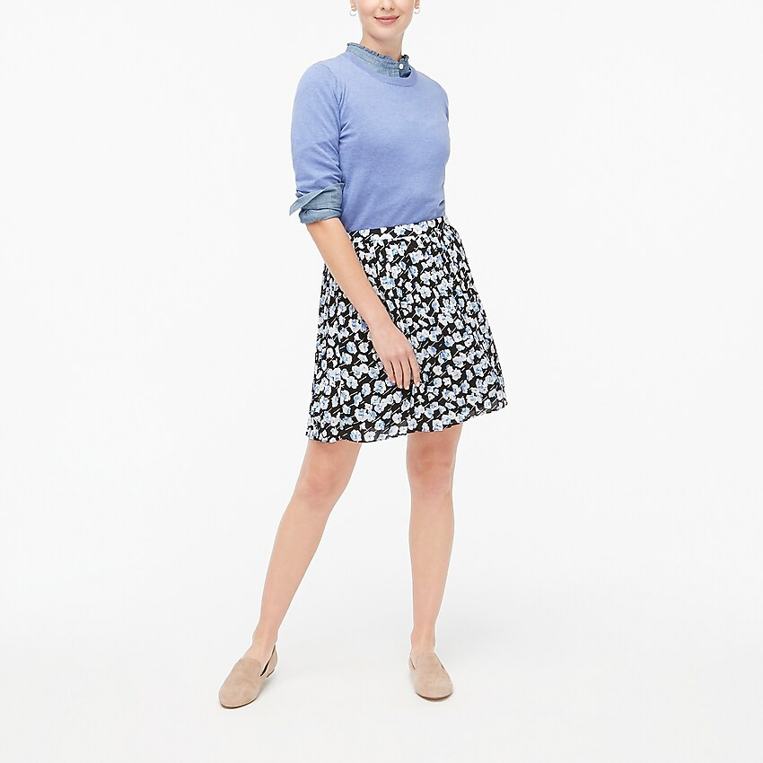 Pleated mini skirt | J.Crew Factory