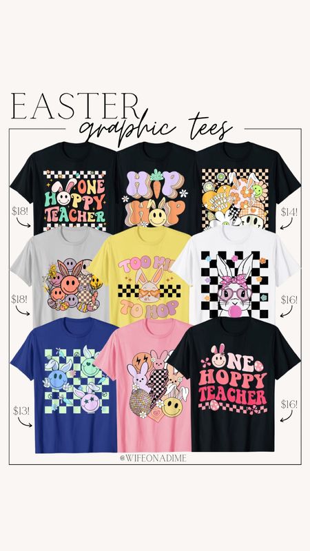 Easter graphic tee roundup — Loving all of these! Perfect for teachers, baskets, family, and yourself! 🐰

Amazon, Amazon finds, Amazon faves, Amazon easter, Amazon fashion, easter shirts, easter graphic tees, checkered tee, smiley face tee, bunny tee, bunny tshirt, black tee, gray tee, grey tee, white tee, yellow tee, pink tee, blue tee, easter outfit, outfit inspiration, outfit inspo, t-shirt, graphic tees, fashion finds, fashion favorites, spring fashion, easter fashion, easter favorites, easter finds, easter inspo, easter inspiration

#LTKFind #LTKfit #LTKunder50