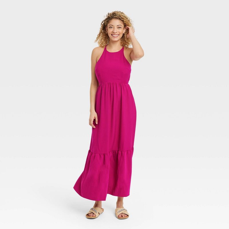 Women's Sleeveless Tiered Dress - A New Day™ | Target