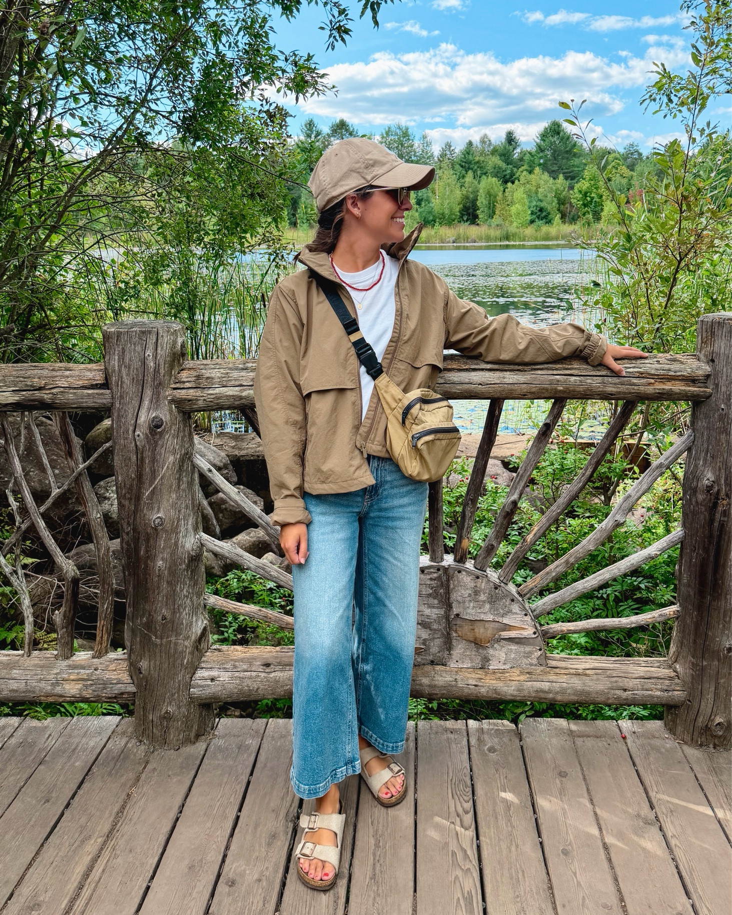 My outfit for The Wild Center🌲🌻🌿☀️

xs in my tee (also linked a more affordable one I own and love that’s also 100% cotton!) small in my jacket (it’s the Praline color which leans green or brown/tan depending on the lighting!) my Gap jeans are size 24 short/petite and my Birkenstock clogs are size 36.

#LTKPetite #LTKSeasonal #LTKgrwm