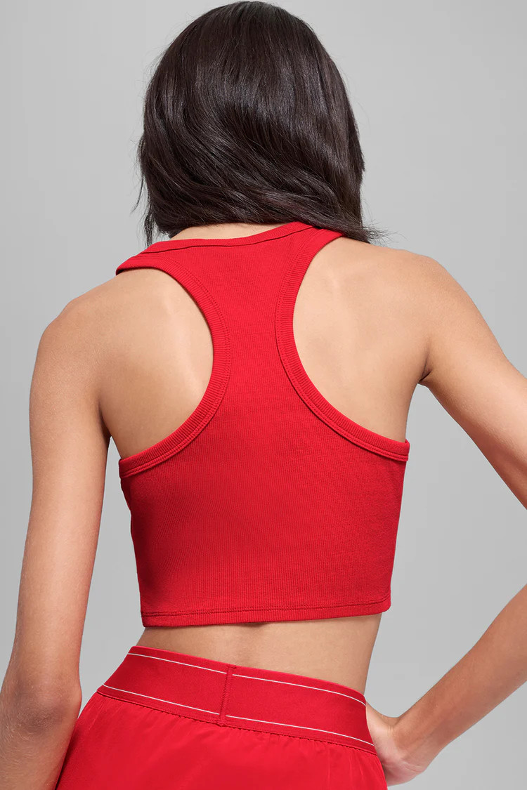 Aspire Tank - Bright Red/White | Alo Yoga (US)