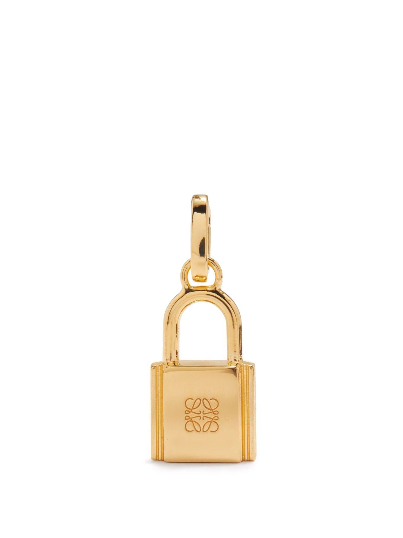 Anagram 24kt gold-plated padlock charm | Matches (UK)