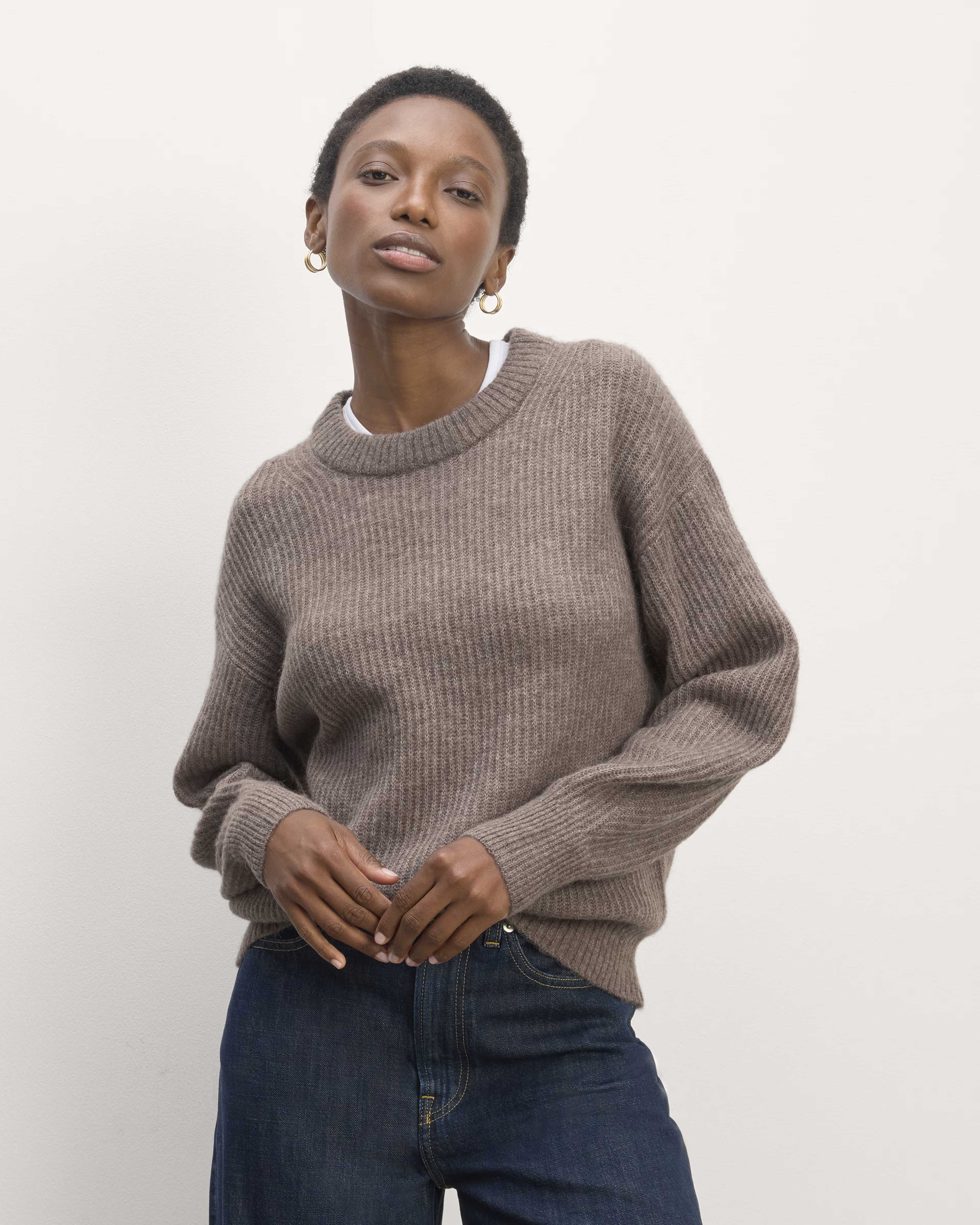 The Cocoon Crew in Alpaca | Everlane
