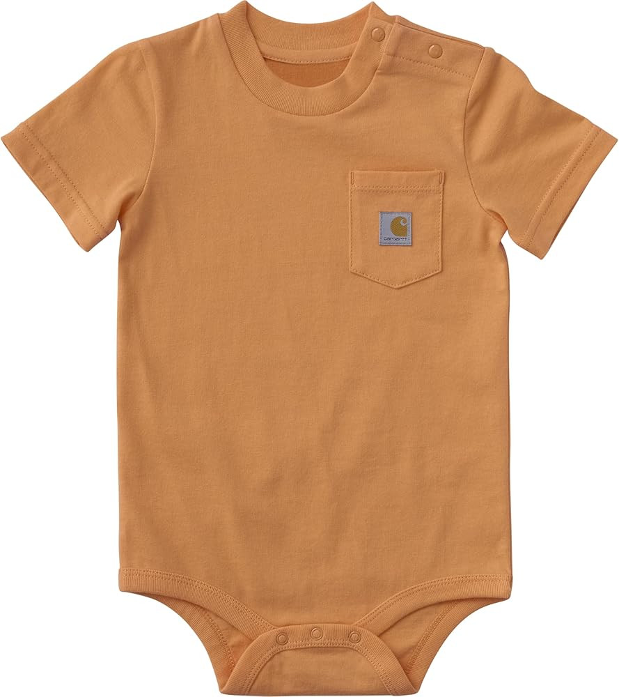 Carhartt Unisex Baby, Short-sleeve Bodysuit Pocket T-shirt | Amazon (US)