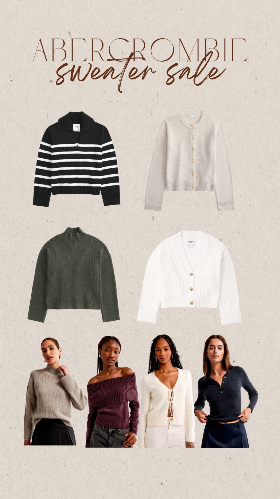 Abercrombie sweater sale

#LTKSaleAlert #LTKSeasonal #LTKStyleTip