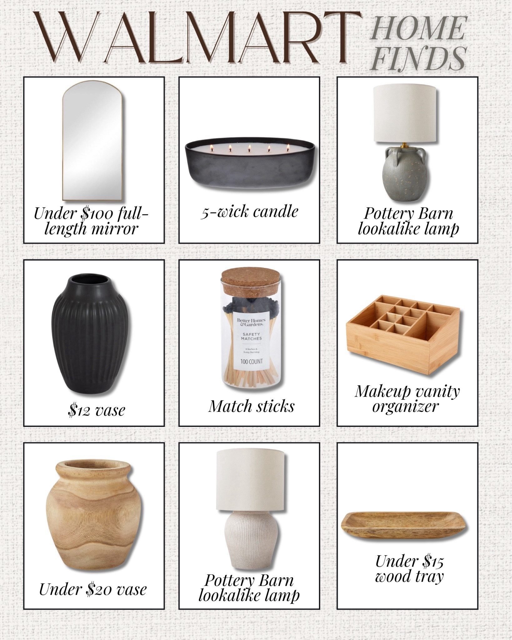 Home decor from Walmart! 

#LTKHome #LTKStyleTip #LTKFindsUnder100