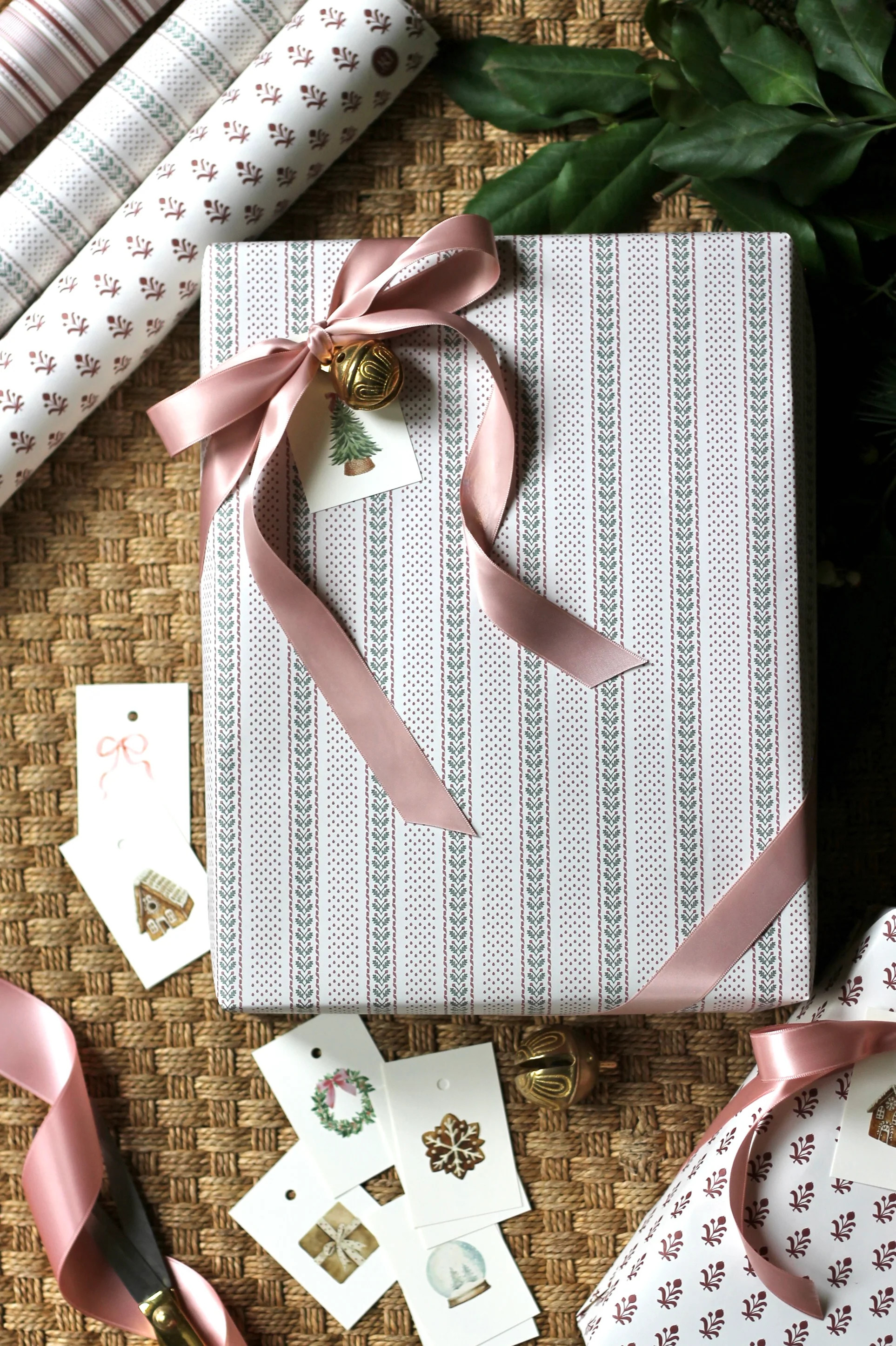 JSH + WPD Wren's Stripe Wrapping Paper | JSH Home Essentials