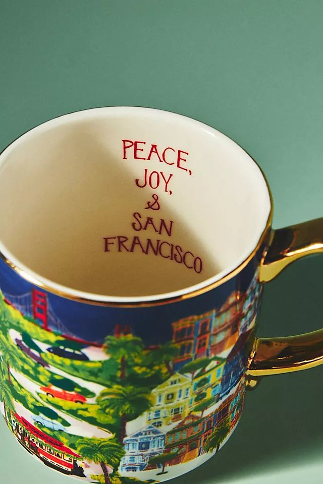 Holiday in the City Mug | Anthropologie (US)
