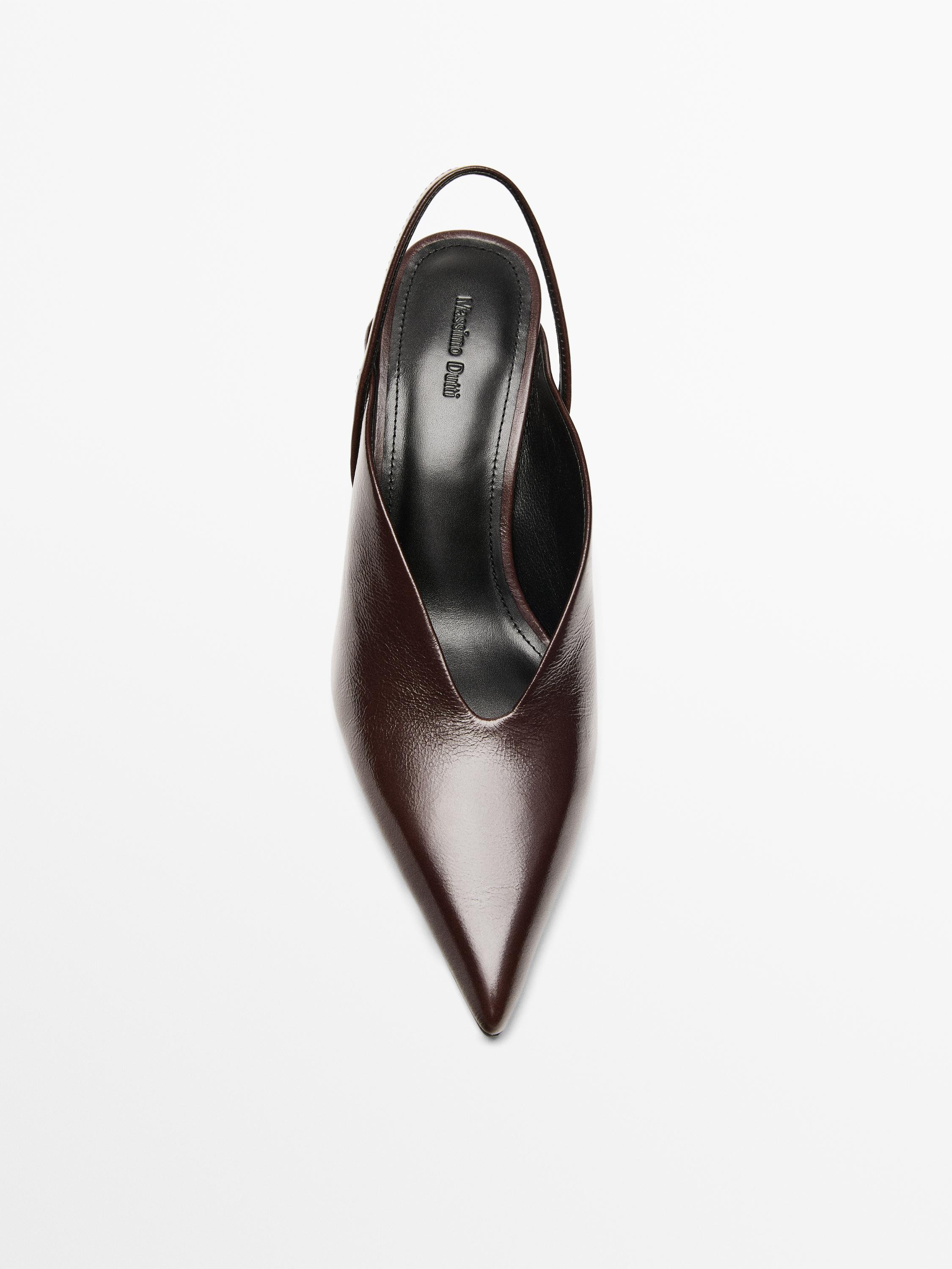 Destrukturierter Pumps mit Absatz | Massimo Dutti DE