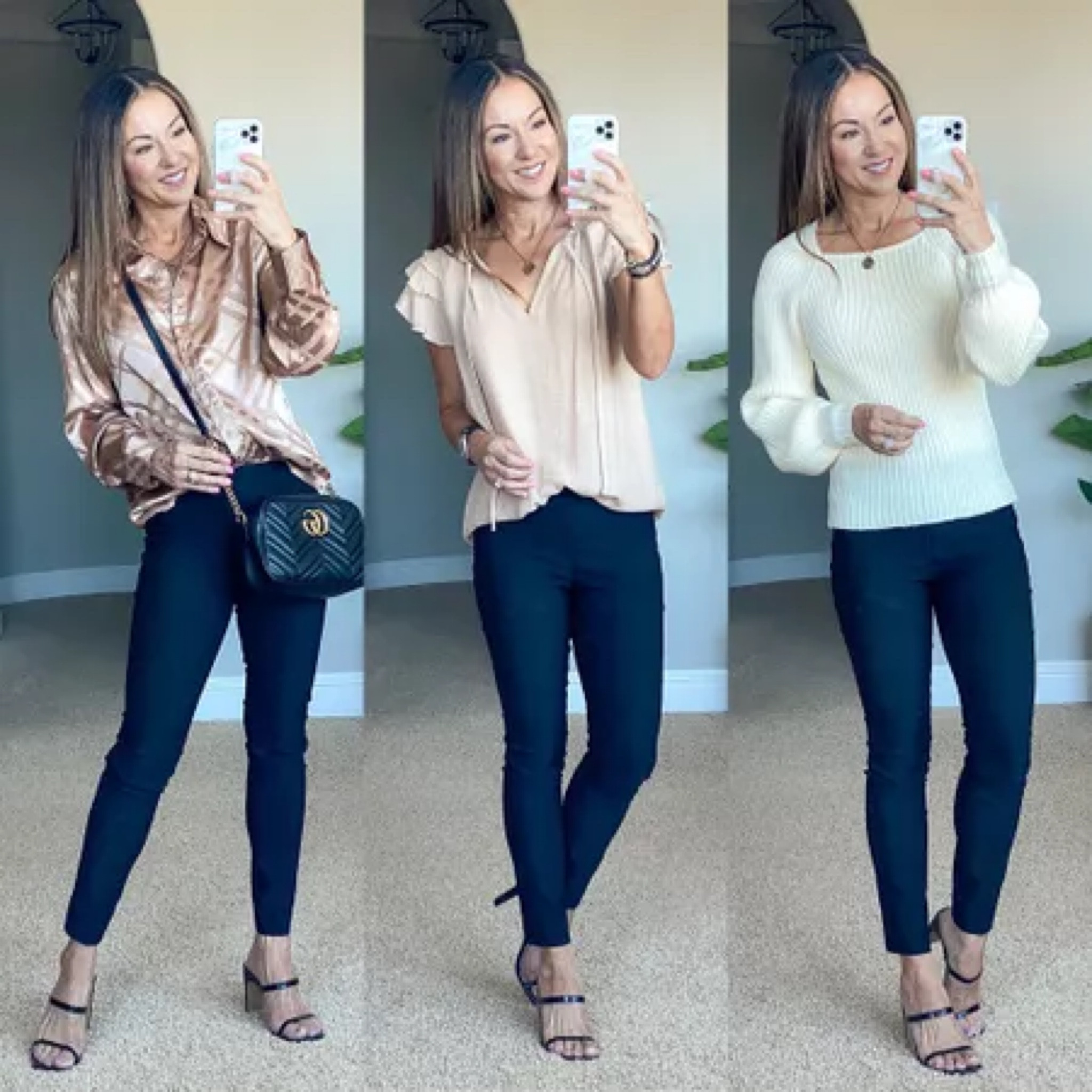 Weekend Styles | Women’s Fashion 

Womens fashion | womens style | sweaters | jeans | heels | satin top | long sleeve tops | satin tops 

#LTKshoecrush #LTKstyletip