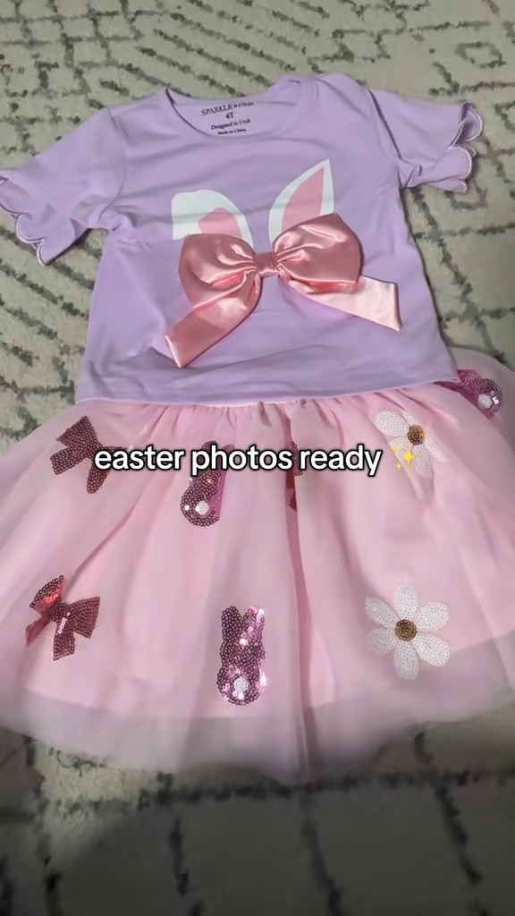 If you’re a mom you already know Easter outfits somehow end up being the pictures you keep forever.
This little bunny skirt set is adorable and makes Easter photos turn out so cute without overthinking it.

girls easter outfit, toddler easter outfit, bunny skirt set, toddler spring outfit, girls easter dress, easter photo outfit

#LTKSeasonal #LTKSaleAlert #LTKKids