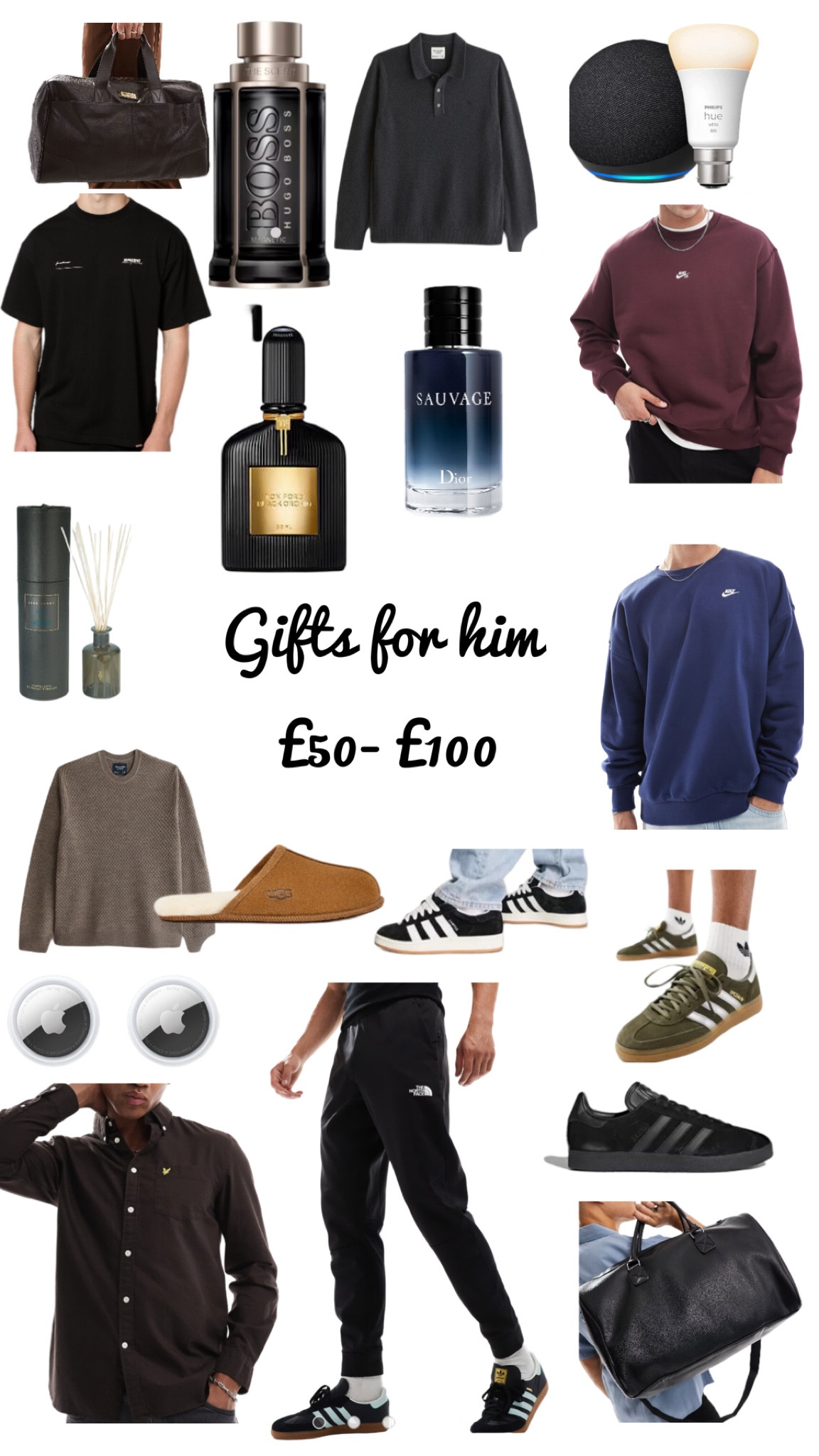 Gifts for him £50-£100 🖤

Christmas gift ideas, gift ideas for him, gifts under £100, gift inspo, #mensgifts #mensgiftideas 

#LTKgiftguide