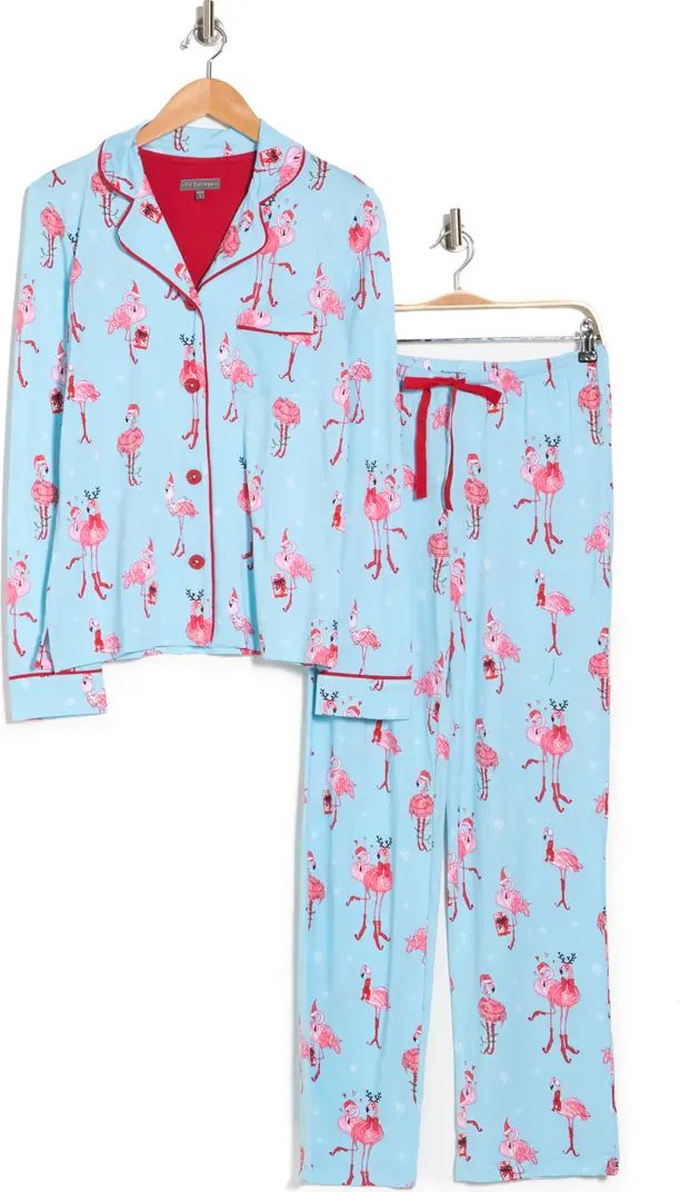 Long Sleeve Top & Pants 2-Piece Pajama Set | Nordstrom Rack