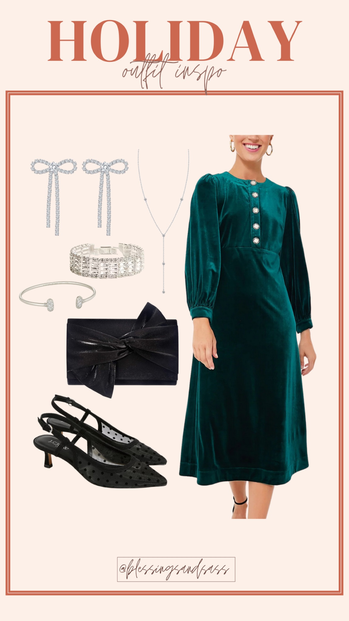 Holiday Outfit Inspo! 

Women’s fashion, holiday fashion, holiday style, holiday outfits, holiday outfit inspo, holiday ootd, outfit inspo, ootd, maxi dress, velvet dress, kitten heels, clutch, silver jewelry 

#LTKOver40 #LTKHoliday #LTKStyleTip
