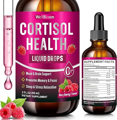 Cortisol Reducer for Women & Men with Magnesium Glycinate, Ashwagandha, L-Theanine - Supports Str... | Amazon (US)