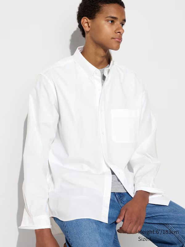 Extra Fine Cotton Broadcloth Shirt | UNIQLO (US)