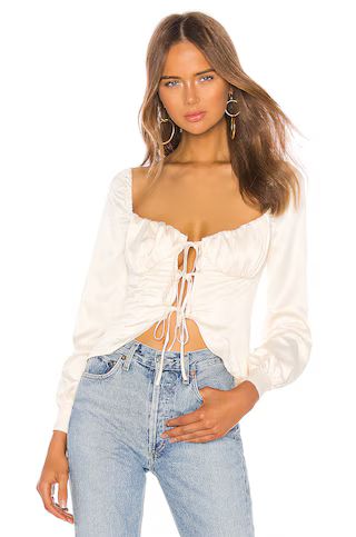 MAJORELLE Waldorf Top in Ivory from Revolve.com | Revolve Clothing (Global)