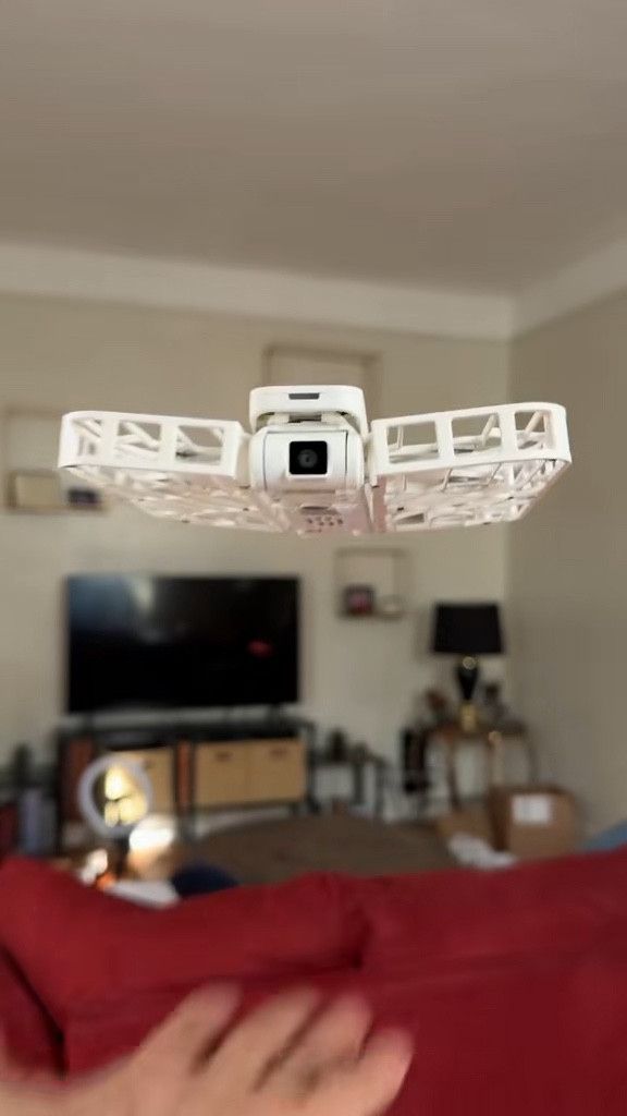 This self-flying camera is AMAZING! So simple to use for anyone. You don’t even need a separate control to use it. And the footage is QUALITY!!!