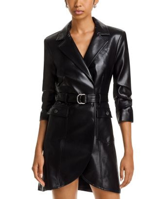 Cinq à Sept Cinq a Sept Jenessa Faux Leather Dress  | Bloomingdale's Women | Bloomingdale's (US)