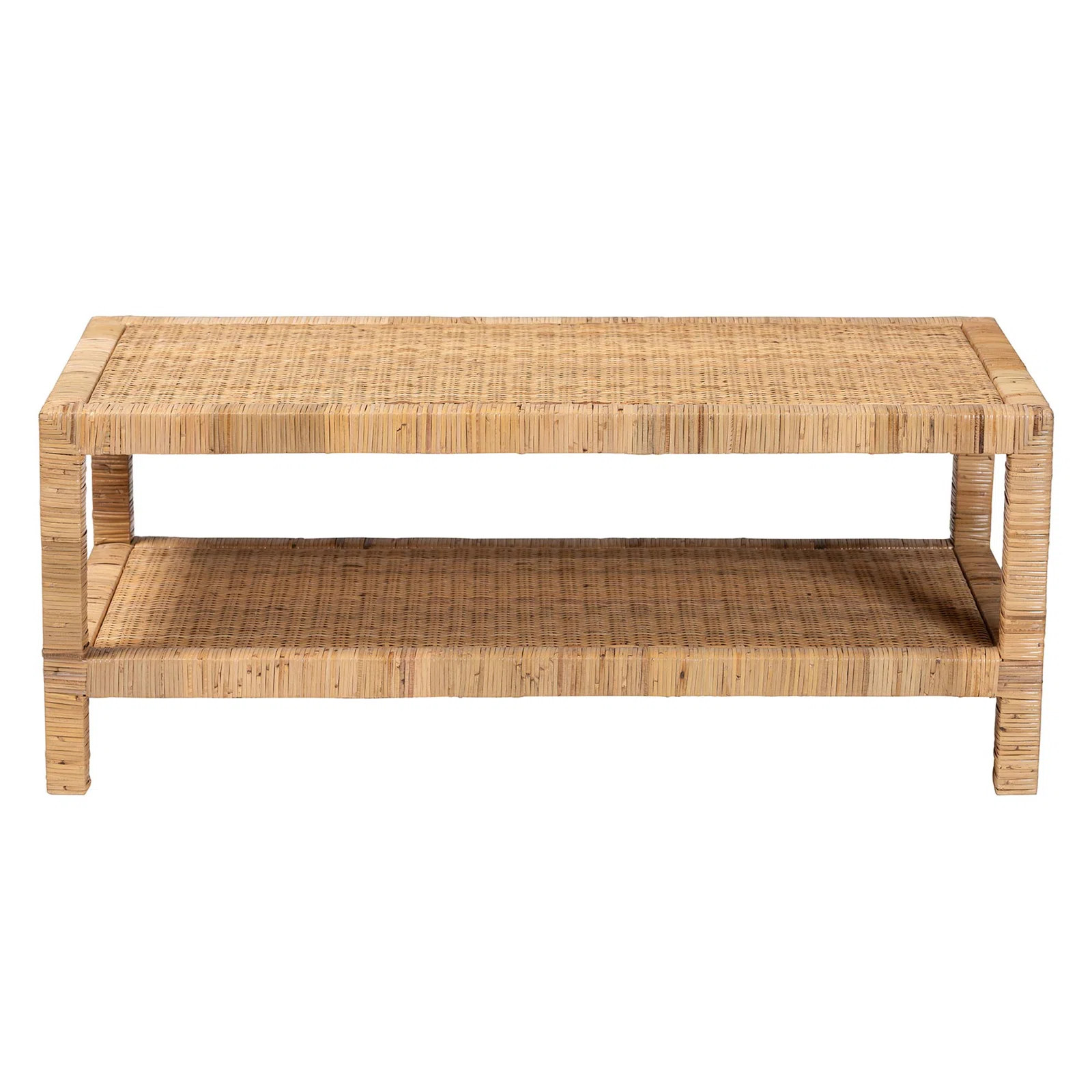 Bay Isle Home™ Bali & Pari Yerby Bohemian Rattan And Rectangle Coffee Table & Reviews | Wayfair | Wayfair North America