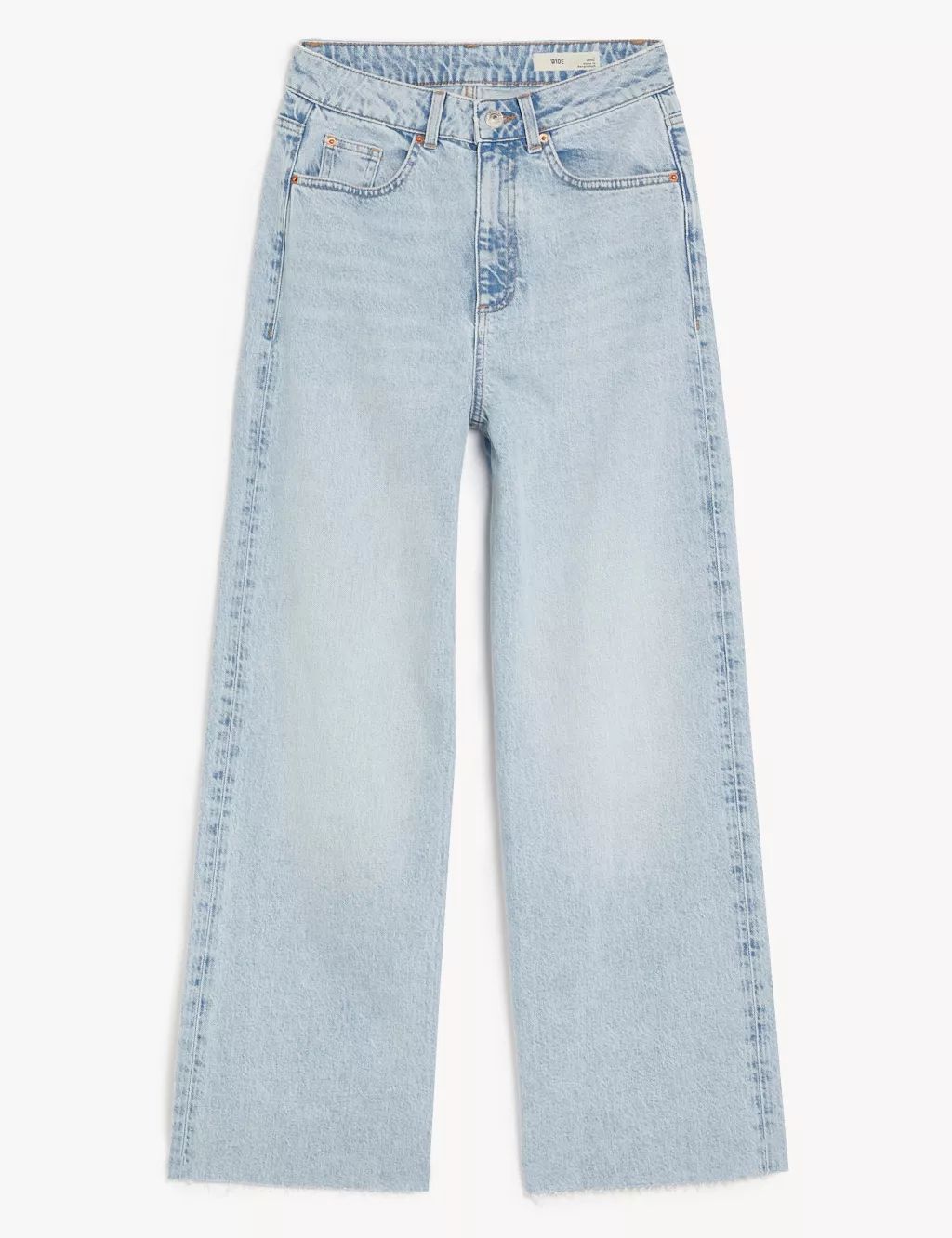 High Waisted Wide Leg Ankle Grazer Jeans | Marks & Spencer (UK)