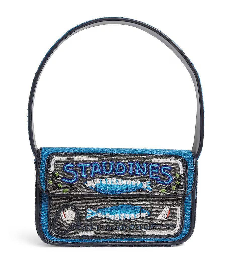 Beaded Staudines Tommy Shoulder Bag | Harrods