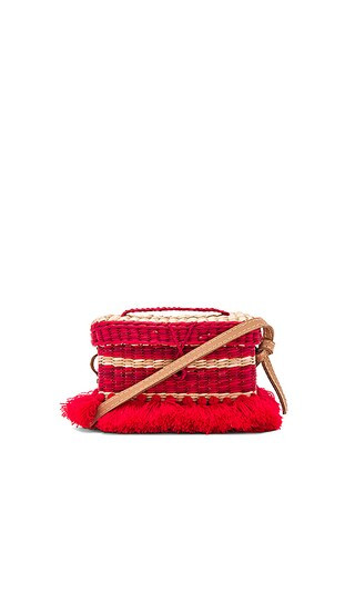 Nannacay Baby Phiphi Tote With Leather Strap in Red | Revolve Clothing