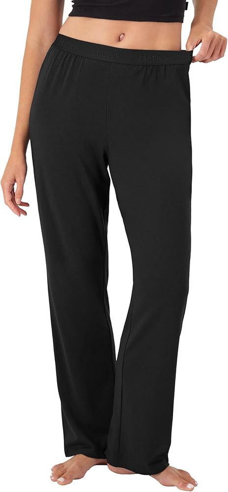 Hanes Womens Lounge Pants, Originals Supersoft Comfywear Sleep Pants, Loungewear for Women, 30" | Amazon (US)
