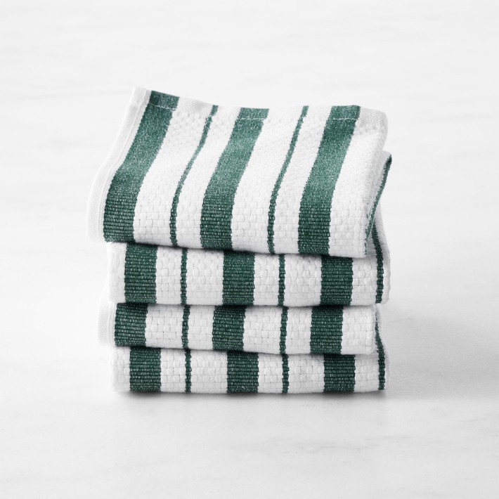 Williams Sonoma Classic Striped Dishcloths, Set of 4 | Williams-Sonoma