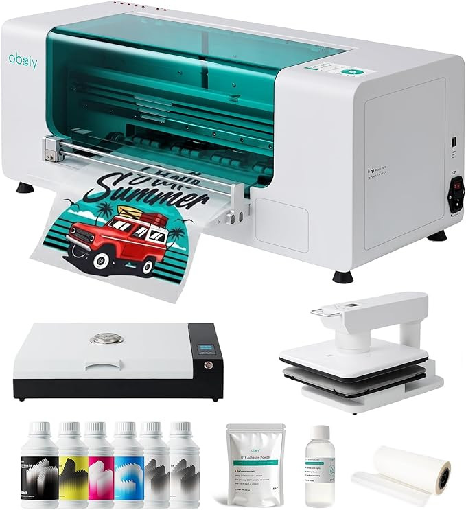 I3200 DTF Printer A3, 15" Width DTF Transfer Printer Bundle with Heat Press Machine, Custom T-Shi... | Amazon (US)