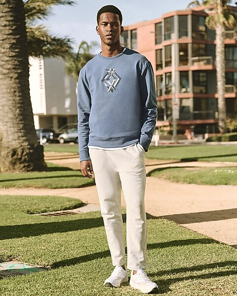 Solid Heathered Jogger | Express