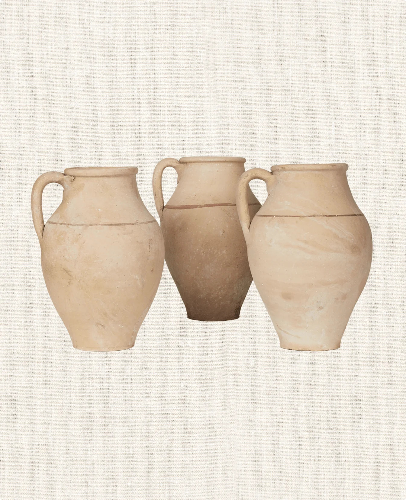 Olive Ateliers Vintage Turkish Avanos Vase - Line | Olive Ateliers