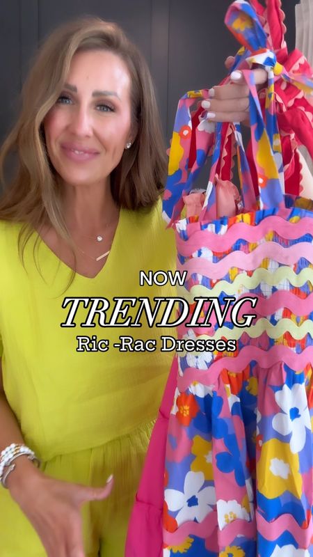 Now Trending: RIC RAC ☀️💕 
•
Comment NEW DRESS and I’ll DM you the links! My code works for the next 72 Hours SARAH15 
.
I wear a size large in both 

#LTKVideo #LTKmidsize #LTKover40