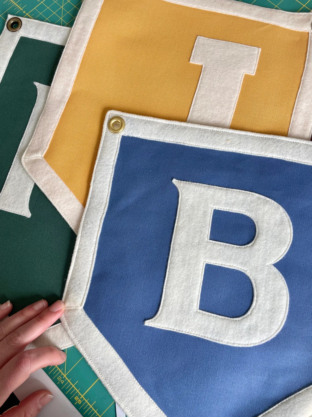 Custom Letter Camp Flag, Canvas and Felt Banner, Letter Banner, Letter Flag, Letter Pennant - Ets... | Etsy (US)